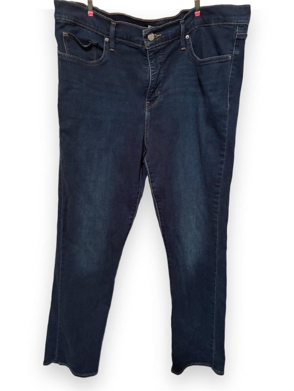 Levi's Women's Straight-Leg Jeans in Deep Indigo Blue